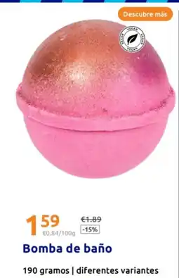 Action Bomba de baño oferta