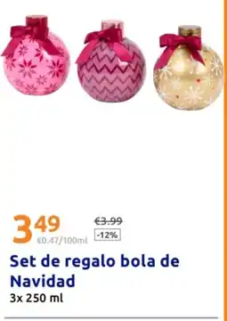 Action Set de regalo bola de Navidad oferta