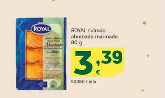 HiperDino Royal Salmón Ahumado Marinado oferta