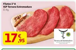 Alcampo Filetes 1ª A IGP Ternera Extremadura oferta