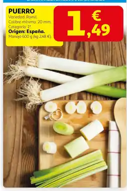 Alcampo Puerro oferta