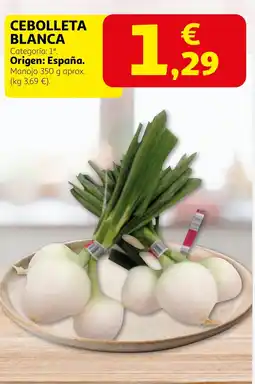 Alcampo Cebolleta blanca oferta