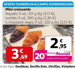 Alcampo Mini croissants oferta