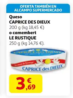Alcampo CAPRICE DES DIEUX Queso oferta