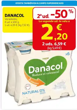 Alcampo DANACOL oferta