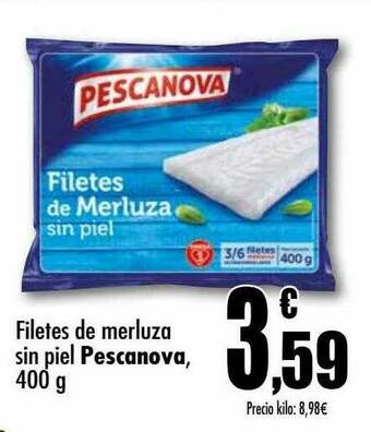 Unide Supermercados Filetes De Merluza Sin Piel Pescanova oferta