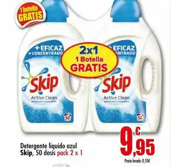 Unide Supermercados Detergente Liquido Azul Skip oferta