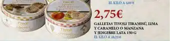 Claudio Galletas Tivoli Tiramisú Lima Y Caramelo O Manzana Y Jengibre oferta