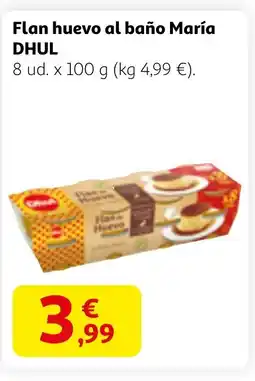 Alcampo DHUL Flan huevo al baño María oferta