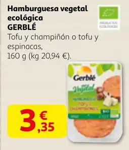 Alcampo GERBLÉ Hamburguesa vegetal ecológica oferta