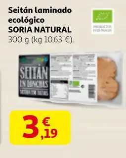 Alcampo SORIA NATURAL Seitán laminado ecológico oferta