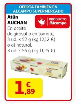 Alcampo AUCHAN Atún oferta