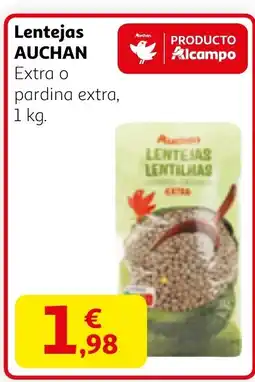 Alcampo AUCHAN Lentejas oferta
