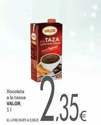 Xocolata A La Tassa Valor