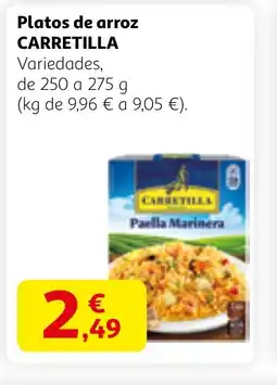 Alcampo CARRETILLA Platos de arroz oferta