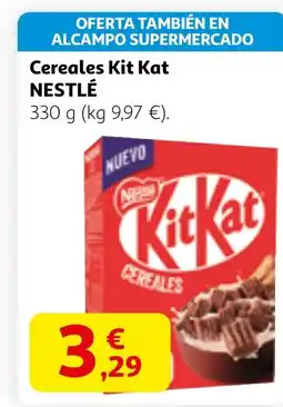 Alcampo NESTLÉ Cereales Kit Kat oferta
