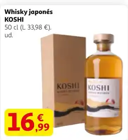 Alcampo KOSHI Whisky japonés oferta