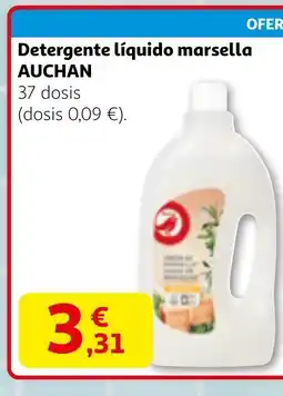 Alcampo AUCHAN Detergente líquido marsella oferta