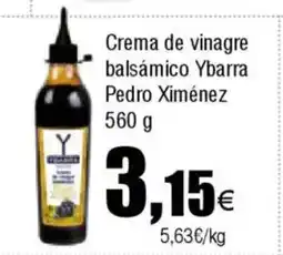 Cash FROIZ Crema de vinagre balsámico Ybarra Pedro Ximénez oferta