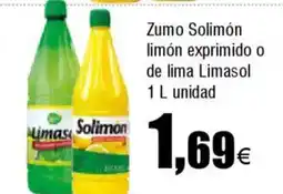 Cash FROIZ Zumo Solimón limón exprimido o de lima Limasol oferta