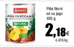 Cash FROIZ Piña Norvi en su jugo oferta