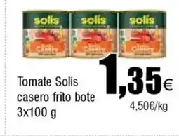 Cash FROIZ Tomate Solís casero frito bote oferta