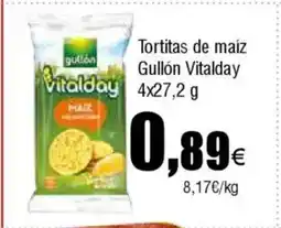 Cash FROIZ Tortitas de maíz gullon Gullón Vitalday oferta