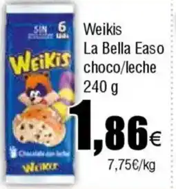 Cash FROIZ WEIKIS La Bella Easo choco/leche oferta