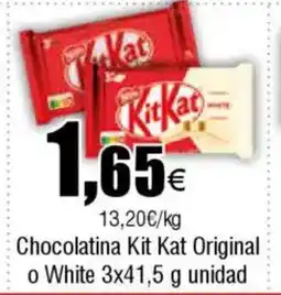 Cash FROIZ Chocolatina Kit Kat Original oferta