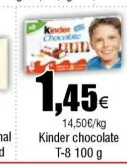 Cash FROIZ KINDER chocolate oferta