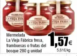 Cash FROIZ Mermelada La Vieja Fábrica fresa, frambuesas o frutas del bosque oferta