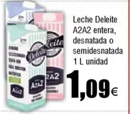 Cash FROIZ Leche Deleite A2A2 entera, Leite desnatada o semidesnatada oferta