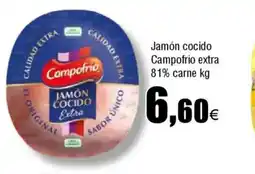 Cash FROIZ Jamón cocido Campofrío extra 81% carne oferta