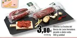 Cash FROIZ Chorizo La Encina del Bierzo de León herradura picante o dulce extra oferta