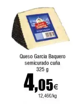 Cash FROIZ Queso García Baquero semicurado cuña oferta
