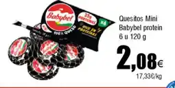 Cash FROIZ Quesitos Mini Babybel protein 6 u oferta