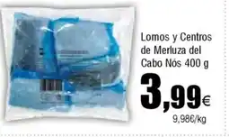 Cash FROIZ Lomos y Centros de Merluza del Cabo Nós oferta