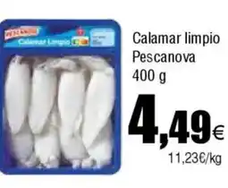 Cash FROIZ PESCANOVA Calamar limpio oferta