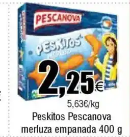 Cash FROIZ Peskitos Pescanova merluza empanada oferta