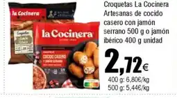 Cash FROIZ Croquetas La Cocinera Artesanas de cocido casero con jamón oferta