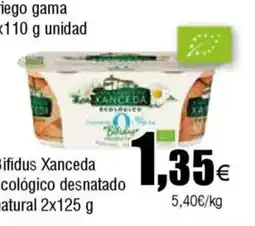 Cash FROIZ BIFIDUS Xanceda ecológico desnatado natural oferta