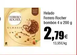 Cash FROIZ Helado Ferrero Rocher bombón oferta