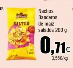 Cash FROIZ Nachos Banderos de maíz salados oferta