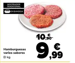 Supeco Hamburguesas varios sabores oferta