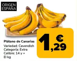 Supeco Plátano de Canarias oferta