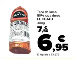 Supeco EL CHATO Taco de lomo 50% raza duroc oferta