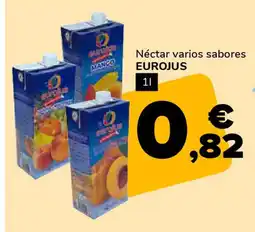 Supeco EUROJUS Néctar varios sabores oferta
