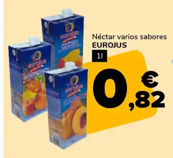 Supeco EUROJUS Néctar varios sabores oferta
