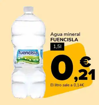 Supeco FUENCISLA Agua mineral oferta