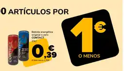 Supeco CONTACT Bebida energética original o zero oferta